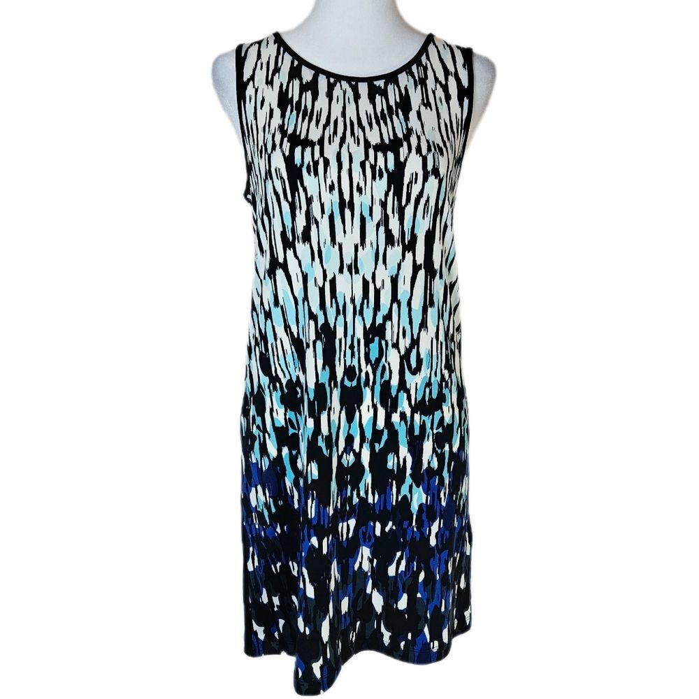 Banana Republic Factory Shift Dress Women's Petite Small Artsy Business Casual